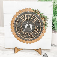 Ship Lap Interchangeable Sign| DIY Paint Party Sign