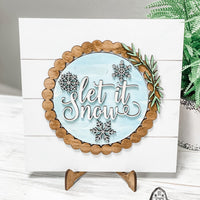 Ship Lap Interchangeable Sign| DIY Paint Party Sign