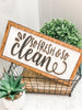 So Fresh and So Clean Clean Sign | 3D Wooden Sign | Bathroom Sign | Laundry Room Sign | Modern Farmhouse Sign | So Fresh So Clean Framed