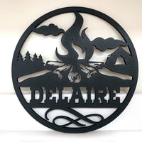 Personalized Family Name Round Collection