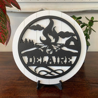 Personalized Family Name Round Collection