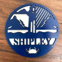 Personalized Light house Name Round Collection