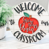 Interchangeable School Sign| Teacher Gift| Classroom Sign Decor| Teacher Door Sign| Teacher Gift