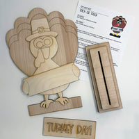 Turkey Stand Sitter Sign| DIY Paint Kit