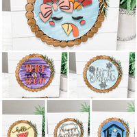 Ship Lap Interchangeable Sign| DIY Paint Party Sign